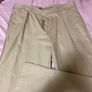 Khaki pants. Worn once!